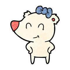 polar bear cartoon