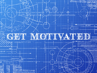 Get Motivated Blueprint Technical Drawing