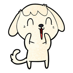 cute cartoon dog