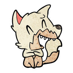 laughing fox cartoon