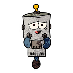 cartoon robot
