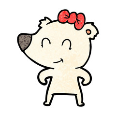 polar bear cartoon