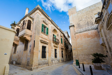 Obraz premium Architecture of Mdina on Malta