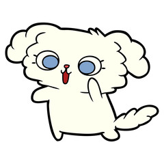 cute cartoon dog