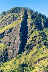 View from the little Adams Peak to the popular Ella Rock. Near the small town Ella in the Uva province of Sri Lanka, the mountain is a famous viewpoint in the region, approx 1400m high