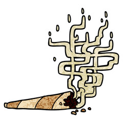 cartoon marijuana joint