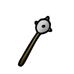 cartoon medieval mace