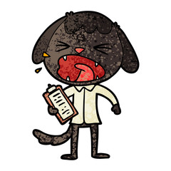 cute cartoon dog