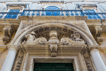 Architecture of Mdina on Malta