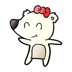 polar bear cartoon