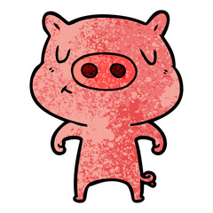 cartoon content pig