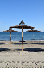 Fototapeta premium Spiaggia d'inverno Piombino