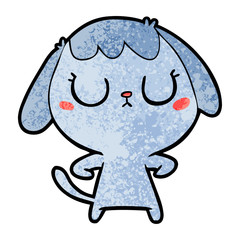 cute cartoon dog