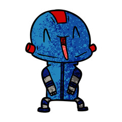 cartoon robot