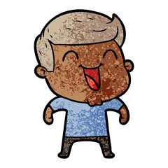 cartoon man laughing