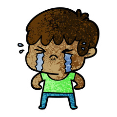 cartoon boy crying