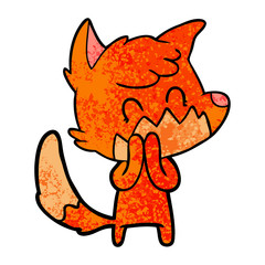 cartoon friendly fox