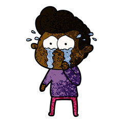 cartoon crying man