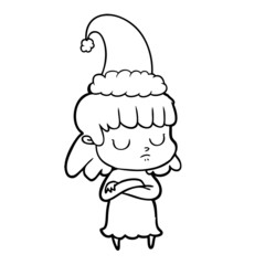 cartoon indifferent woman