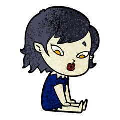 cute cartoon vampire girl