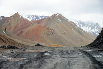 Ak Baital pass on the M41 Pamir Highway, Tajikistan