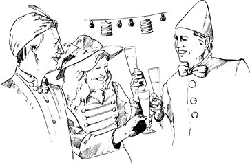 Party mit Kost&uuml;m