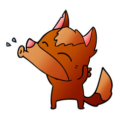 fox cartoon character