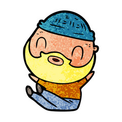 cartoon bearded man