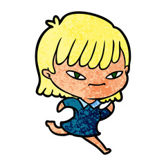 cartoon woman