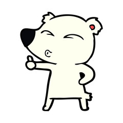 polar bear cartoon