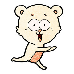 laughing teddy  bear cartoon