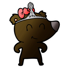 female bear cartoon