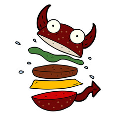 cartoon amazing burger