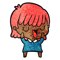 cartoon woman