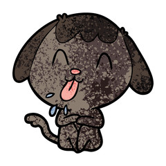 cute cartoon dog