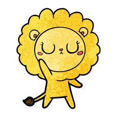 cartoon lion