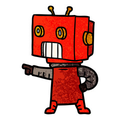 cartoon robot