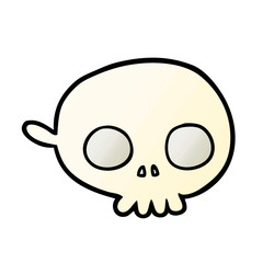 cartoon spooky skull mask