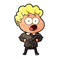cartoon man gasping in surprise