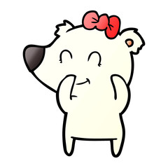 polar bear cartoon