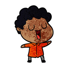 laughing cartoon man