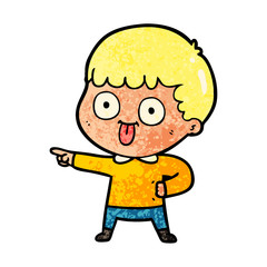 cartoon man staring