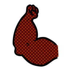 cartoon strong arm