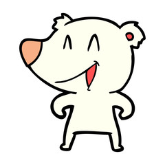 Fototapeta premium polar bear cartoon