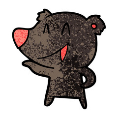 laughing bear cartoon