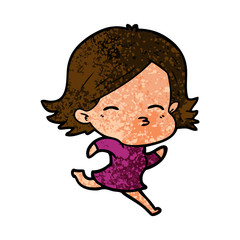 cartoon woman