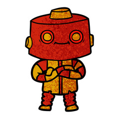 cartoon robot