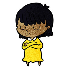 cartoon woman