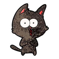 funny cartoon cat