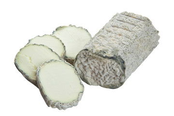 delicious fresh mozzarella on  white